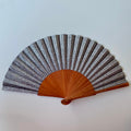 New — Silver Grey glitter fan by mataz