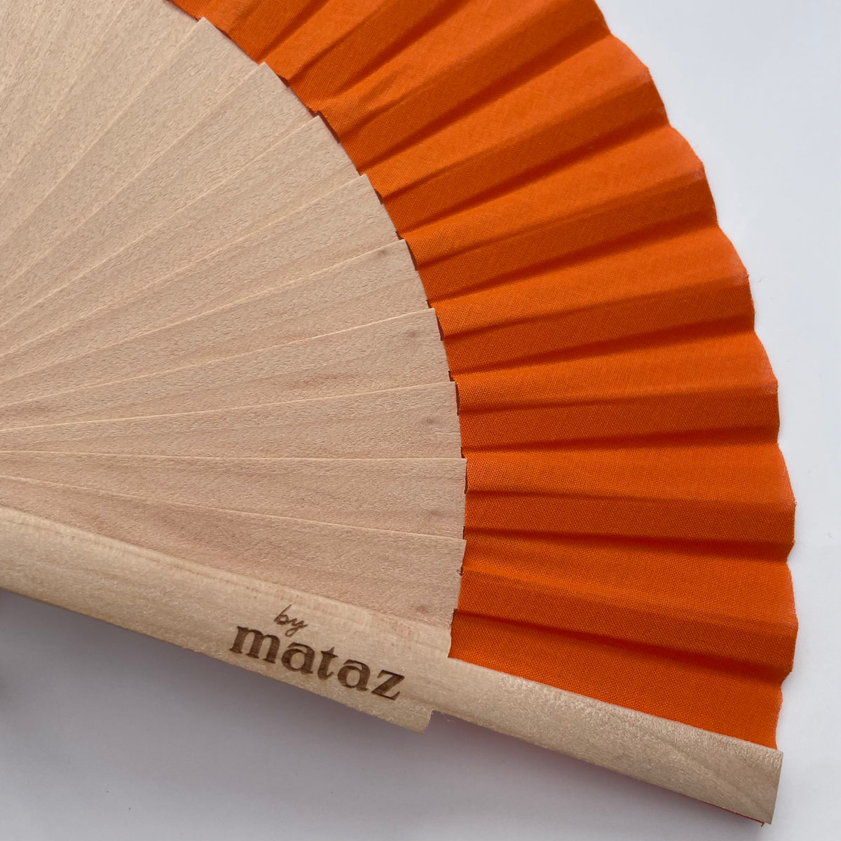 ÉVENTAIL MINI ORANGE – éventail by mataz