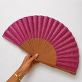 New — Neon Queen glitter fan by mataz