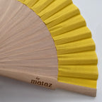 ÉVENTAIL MINI JAUNE – éventail by mataz