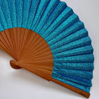 New — Intense Lagoon glitter fan by mataz