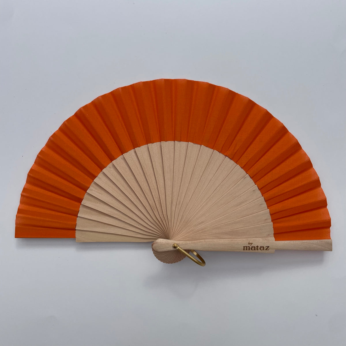 ÉVENTAIL MINI ORANGE – éventail by mataz