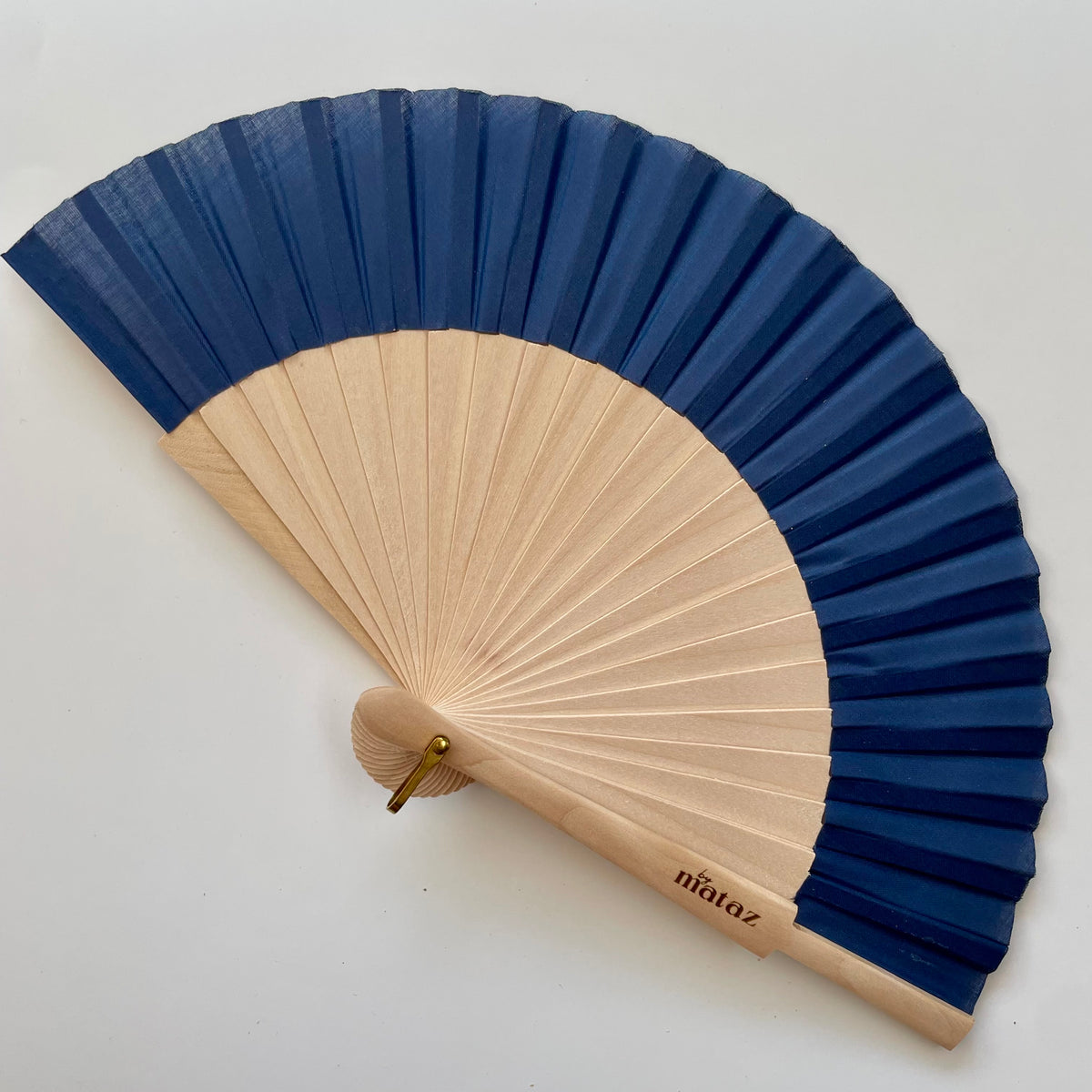 NOUVEAUTÉ - ÉVENTAIL MINI BLEU MARINE – éventail by mataz