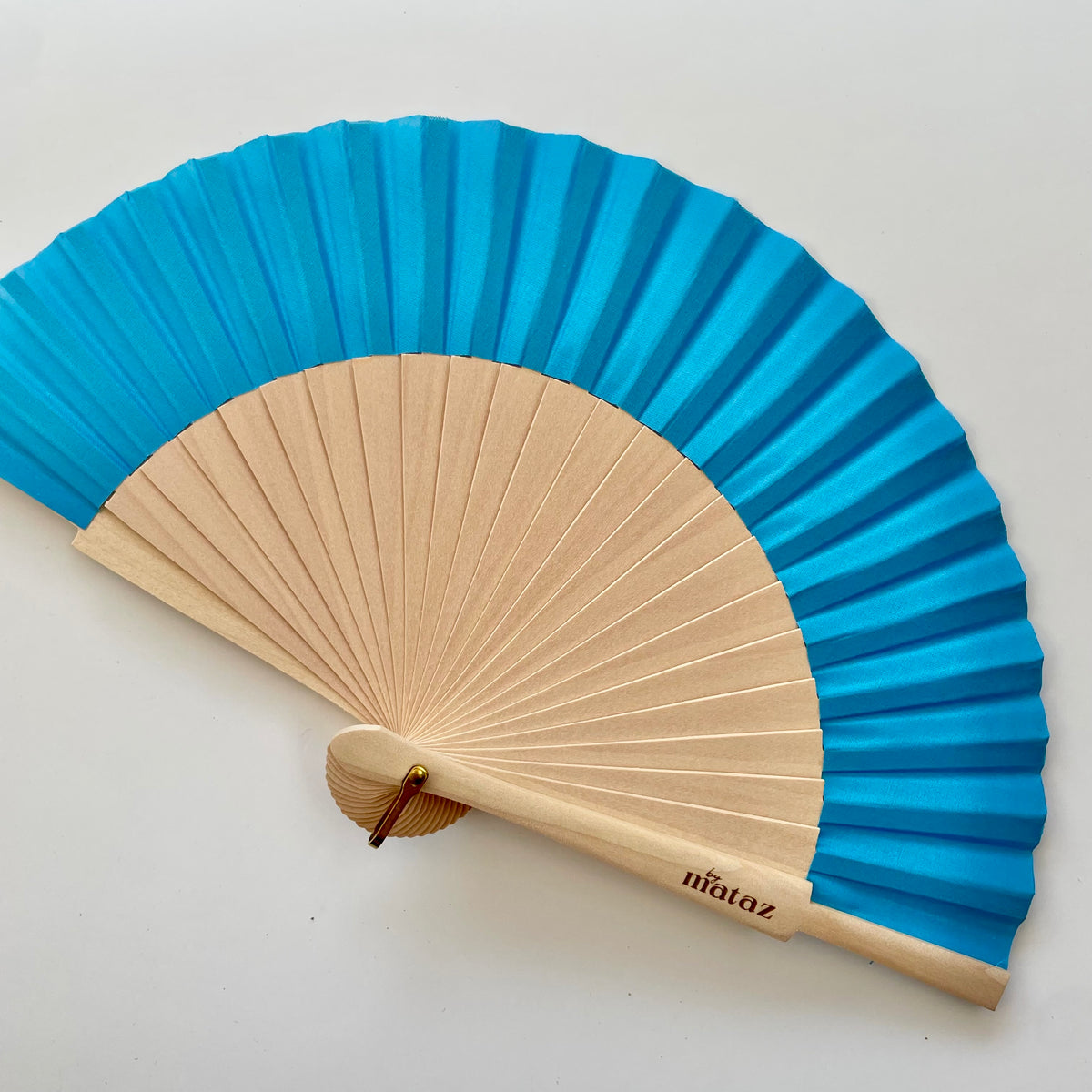 NOUVEAUTÉ - ÉVENTAIL MINI TURQUOISE – éventail by mataz