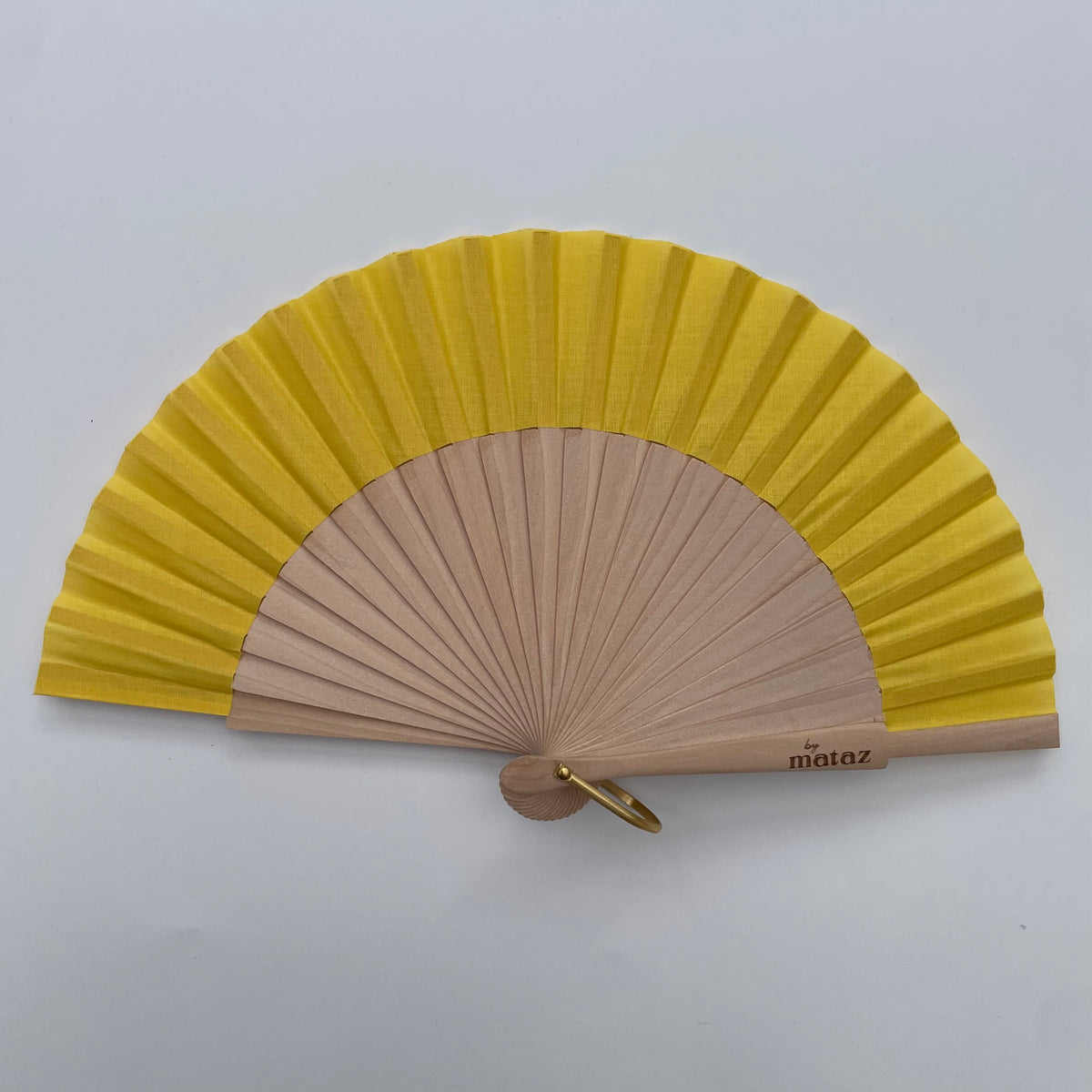 ÉVENTAIL MINI JAUNE – éventail by mataz