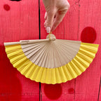 ÉVENTAIL MINI JAUNE – éventail by mataz